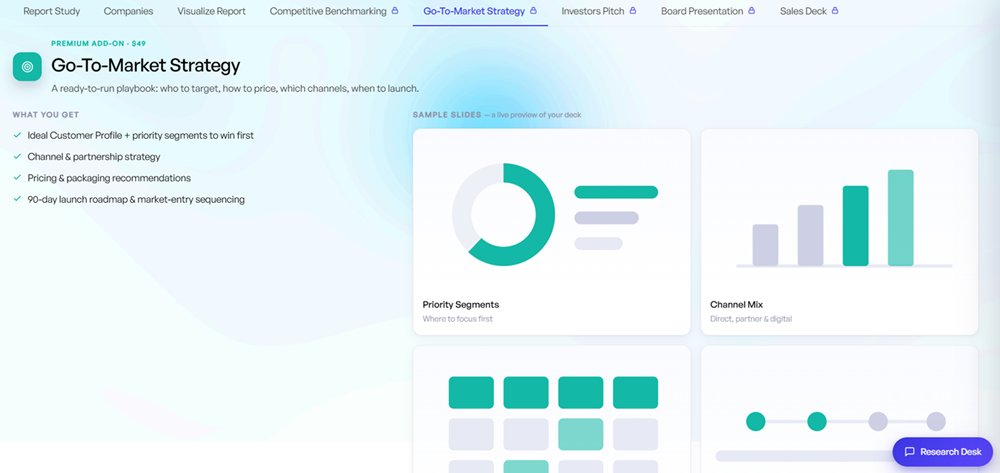 Go-To-Market Strategy - inside your report